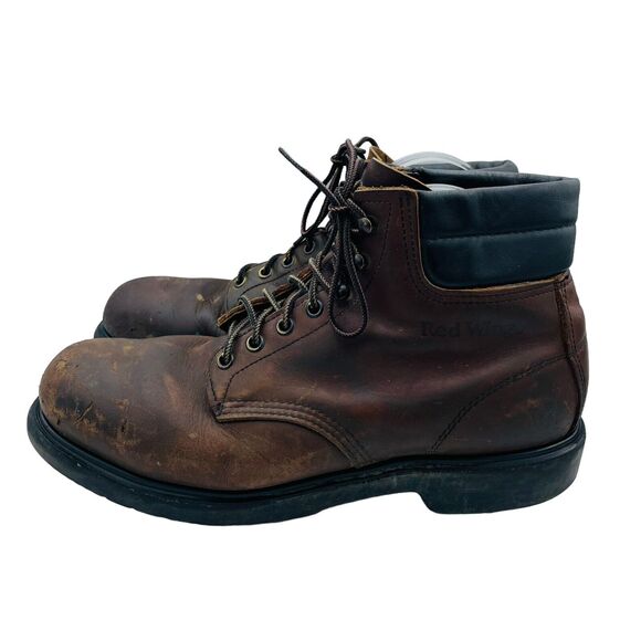 Red Wing 2245 Men\'s Boots, Size 10.5 D Brown Leather, Steel Toe main image 6